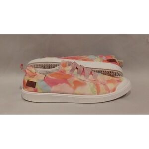 Jenn Ardor Womens Multicolor Canvas Slip-On Loafers Casual Sneakers Flats Size 9